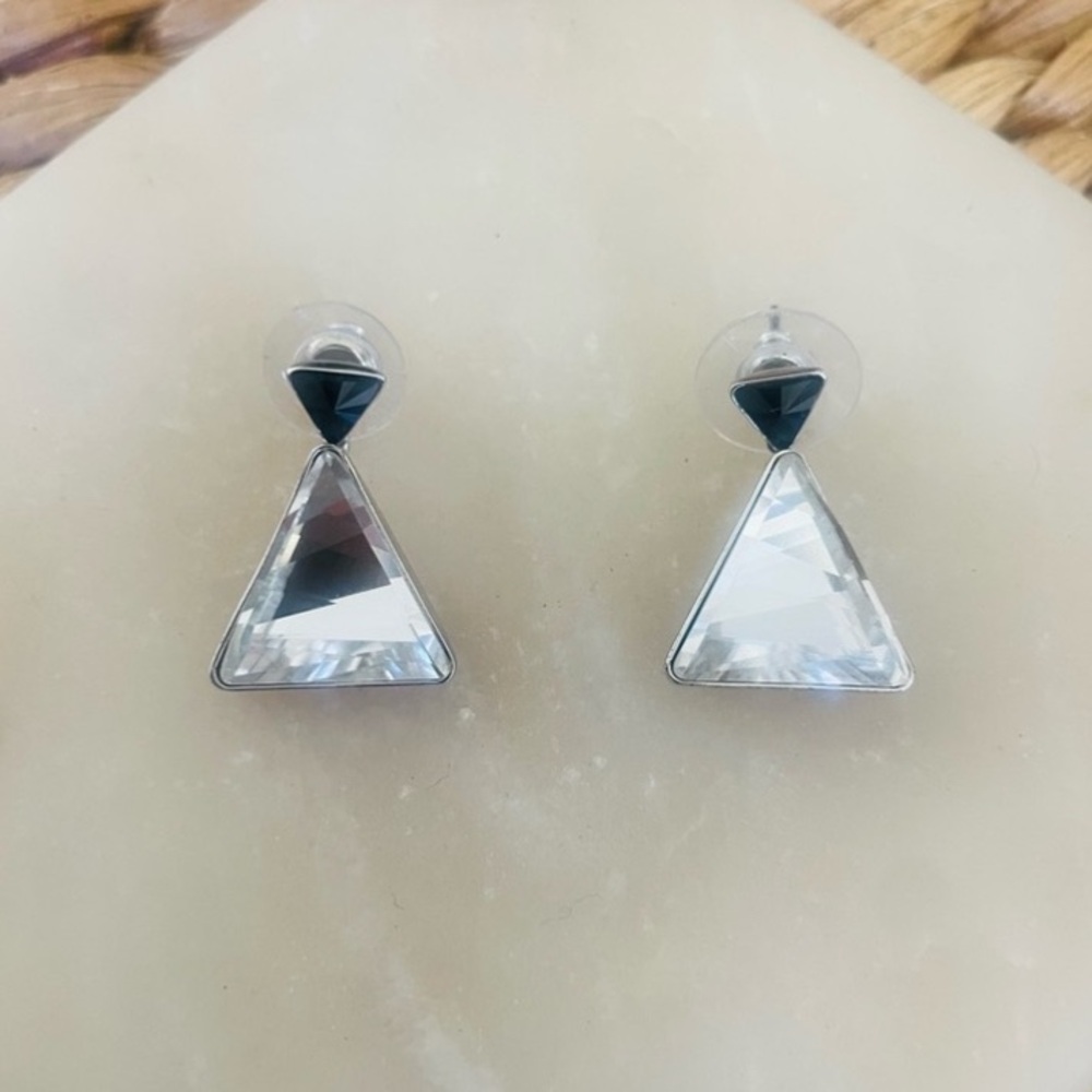 Swarovski Crystal Drop Earrings - Picture 2 of 2